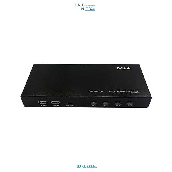 سوییچ KVM چهار پورت دی لینک D-LINK مدل DKVM-410H - اینفینیتی نتورک